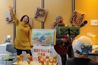 劇団どろんこ座　紙芝居＆マグネット作り　アリオ市原　　２０１６年１月31日