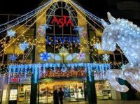 １１月中旬　東京田無駅イルミネーション　施工