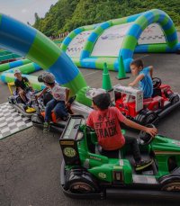 アリオ上尾遊びフェス〜乗り物大集合〜　セラカート体験乗車　　５月５日６日